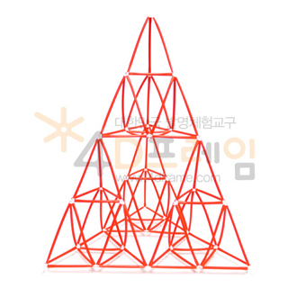 4D프레임 시에르핀스키 피라미드 (이등변 2단계)