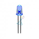3V 파랑색 고휘도LED 발광다이오드/전기를이용한재미있는점토놀이/1개입