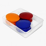 원형칼라자석/칼라원형자석홀더/특대38mm 6개입