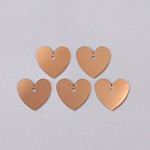 하트모양 구리판/10개입