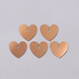 하트모양 구리판/10개입