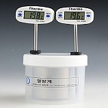 간이열량계/뚜껑에구멍이2개뚫린원통