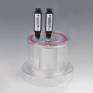 열량계/투명A형/디지털온도계별매