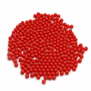 6mm플라스틱구슬/빨강/300개
