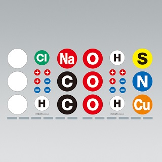 자석식분자구조모형/화학기호판