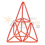 4D프레임 시에르핀스키 피라미드 (이등변 1단계)