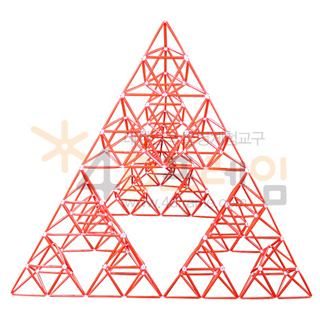 4D프레임 시에르핀스키 피라미드 (정삼각 3단계)
